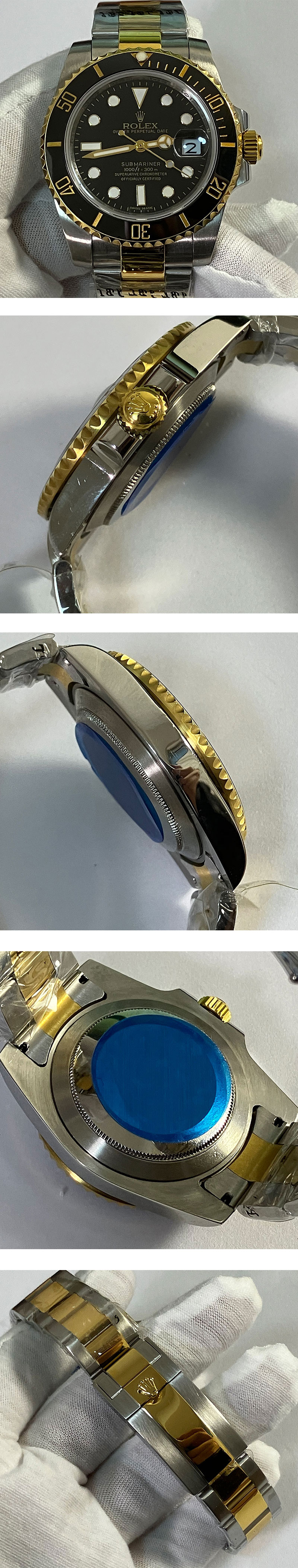 激安腕時計挑戦 サブマリーナーコピー時計 Ref.16613 BLK ロレックス最新作